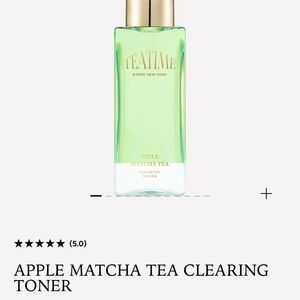 TEATIME BYROE NEWYORK Apple Matcha Tea Clearing Toner